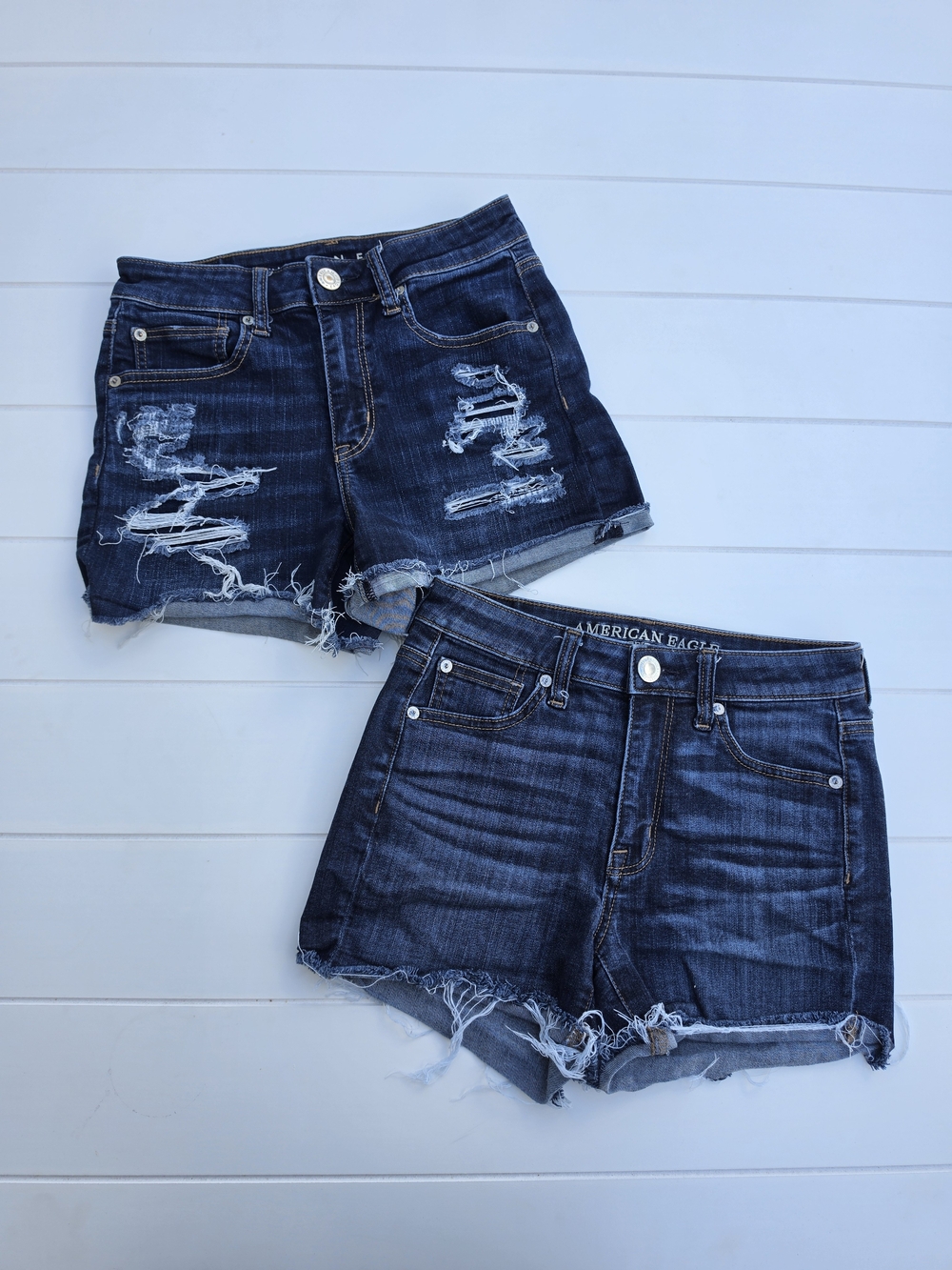 American Eagle Outfitters Hi-Rise Shortie- Bundle Of 2- SIZE 2